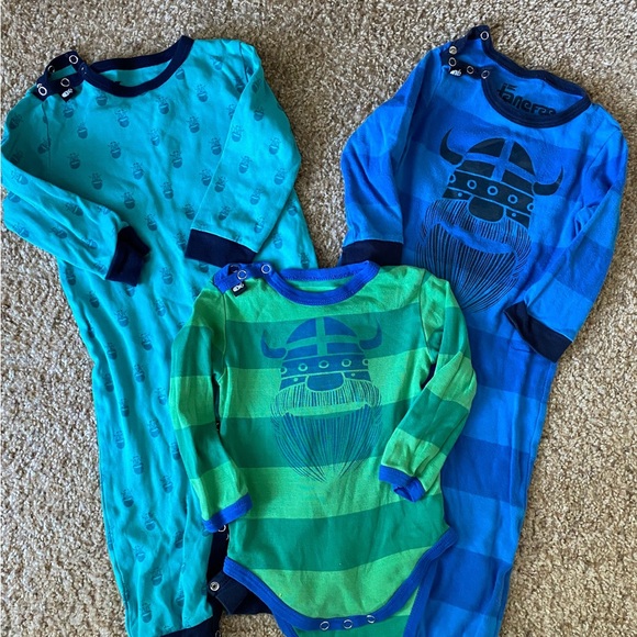Danish brand Danefae boys onesie lot size 1.5-2 - Picture 1 of 7